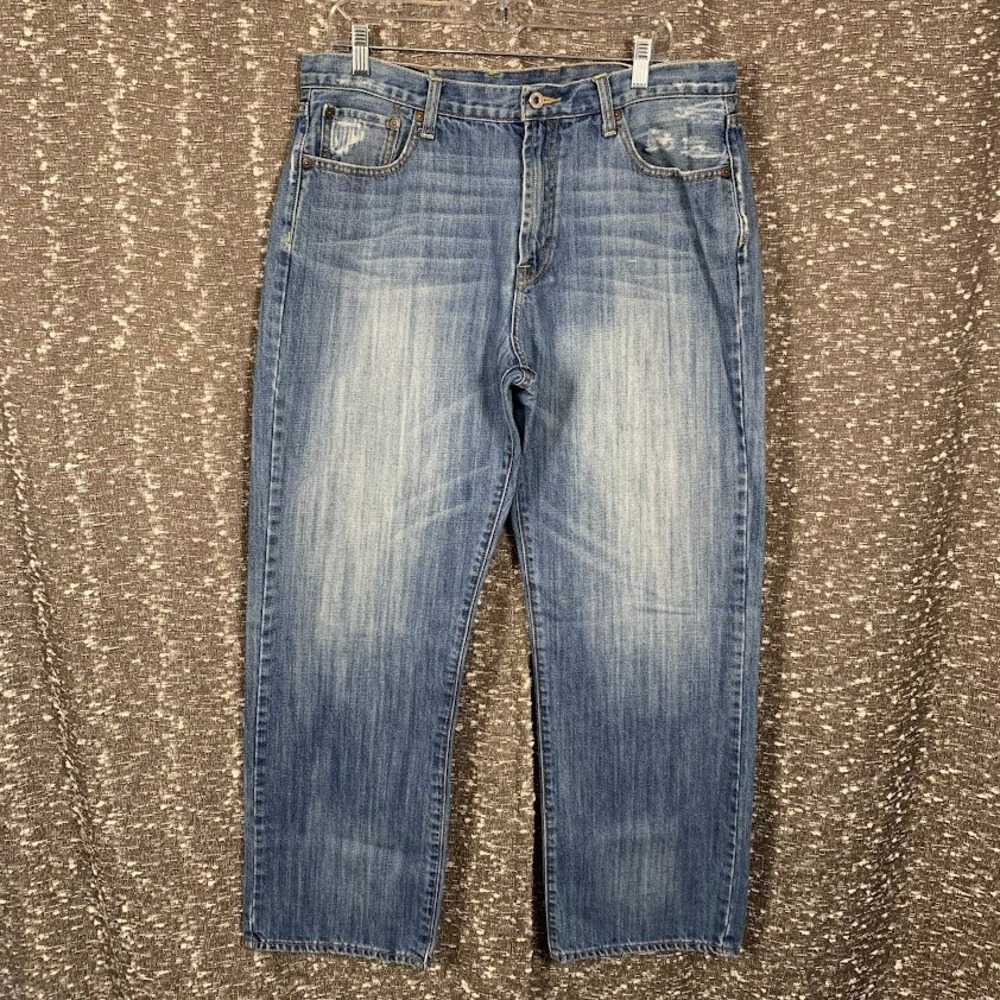 Vintage Lucky Brand By Gene Montesano Denim Jeans Straight Leg Men's 36